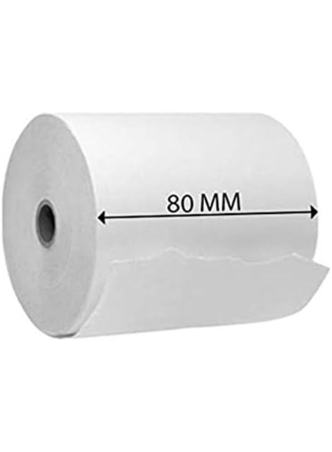 65gsm POS Rolls/Cash Rolls 80mm x 80m x 1/2" core Thermal - Image 3